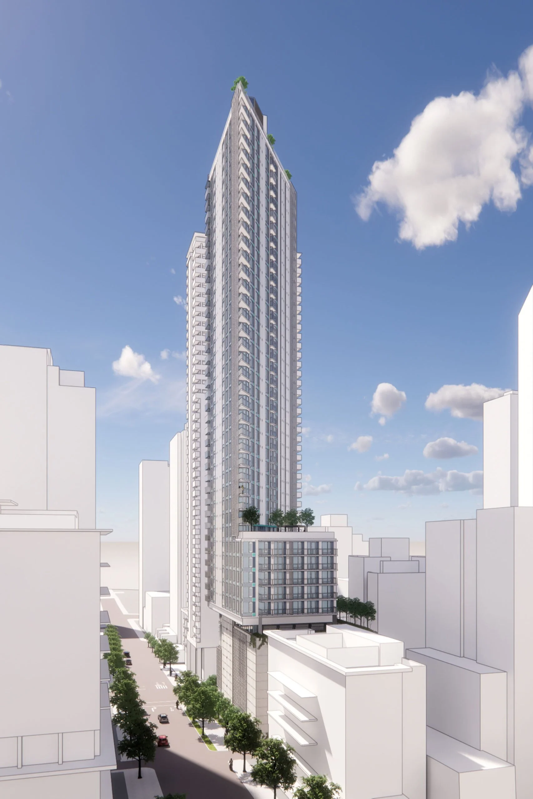 Richard & Drake st. Tower rendering