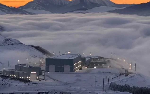 Tec EVO industrial facility in winter