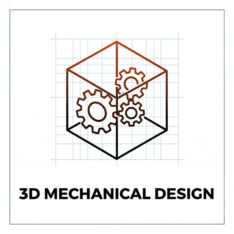 3D mechanical design illustration
